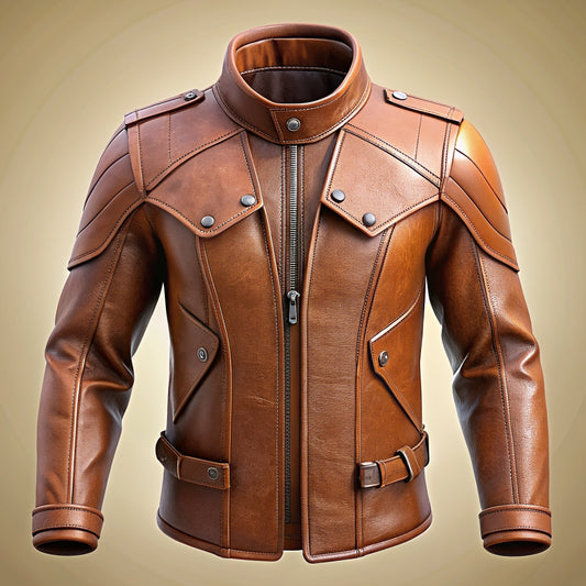 Men’s Brown Leather Jacket – Classic Elegance and Durability - Rizvi Leather
